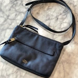 Vince Camuto Black Leather Crossbody Bag